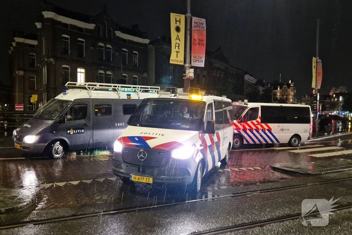 Mobiele eenheid ingezet bij ontruiming kraakpand