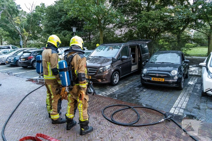 Veel schade na autobrand