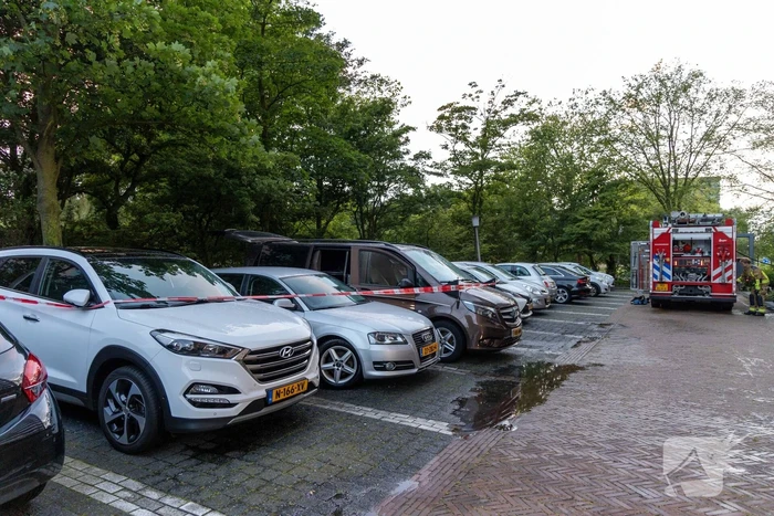 Veel schade na autobrand