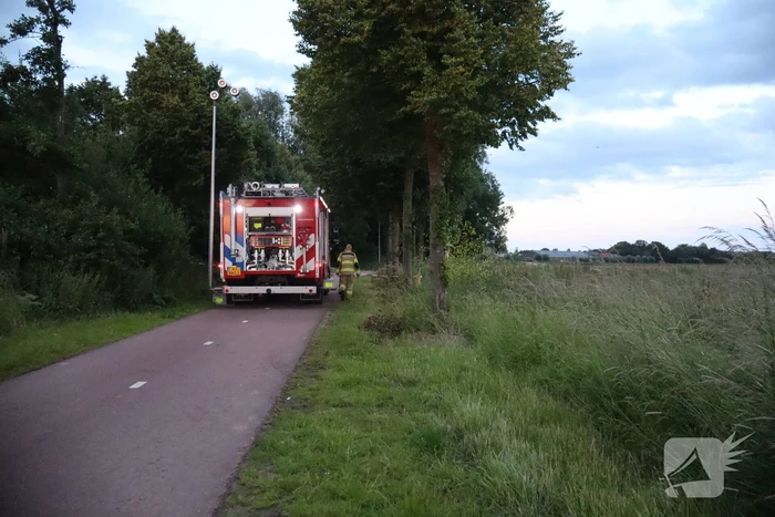Fietspad afgesloten vanwege aangetroffen vaten