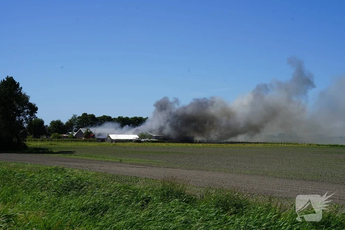 Uitslaande brand bij zorgboerderij