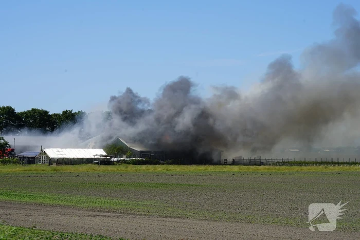 Uitslaande brand bij zorgboerderij