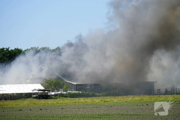 Uitslaande brand bij zorgboerderij