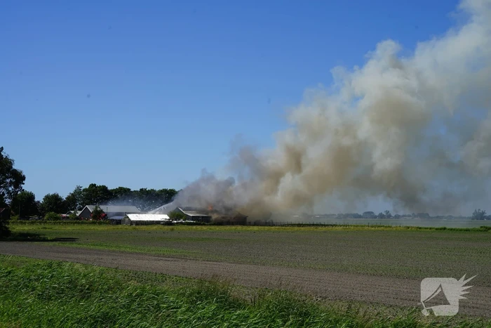 Uitslaande brand bij zorgboerderij