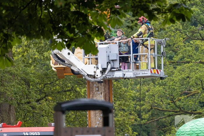 Kinderen gered uit attractie Speelpark Oud Valkeveen