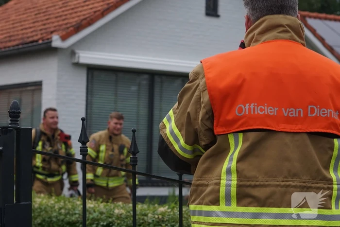 Gasleiding gaat kapot in tuin