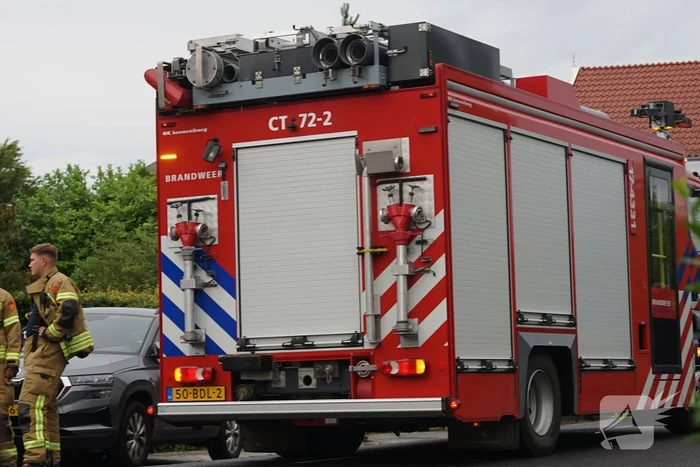 Gasleiding gaat kapot in tuin