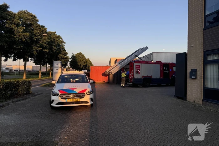 Containerbrand in de wijk De Bunders