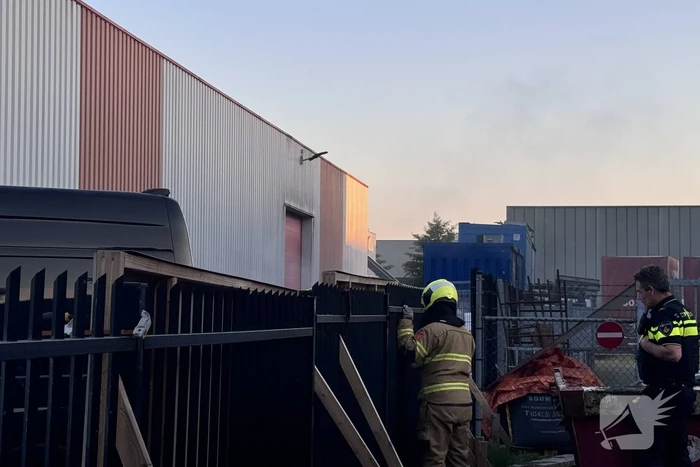 Containerbrand in de wijk De Bunders