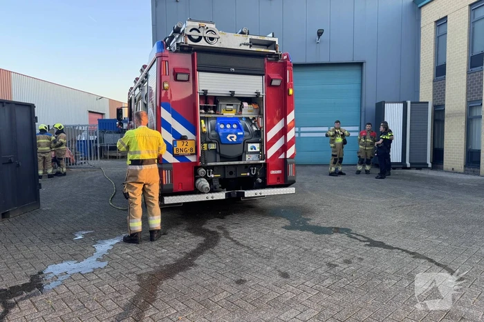 Containerbrand in de wijk De Bunders