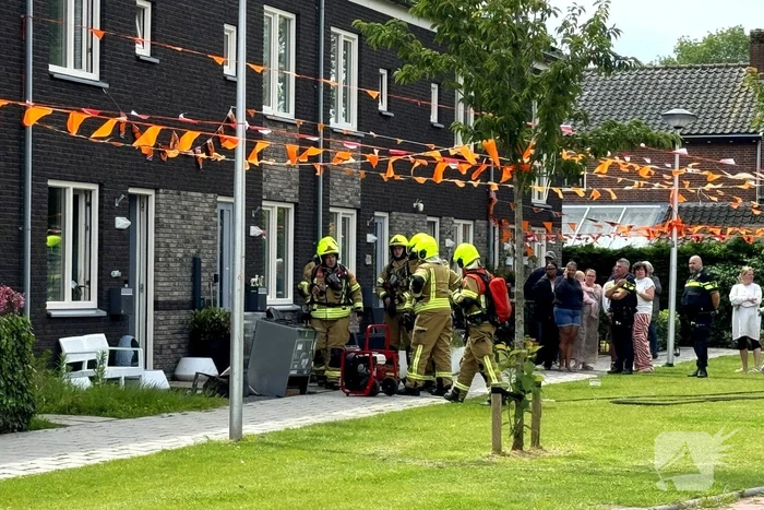 Woning geventileerd na brand