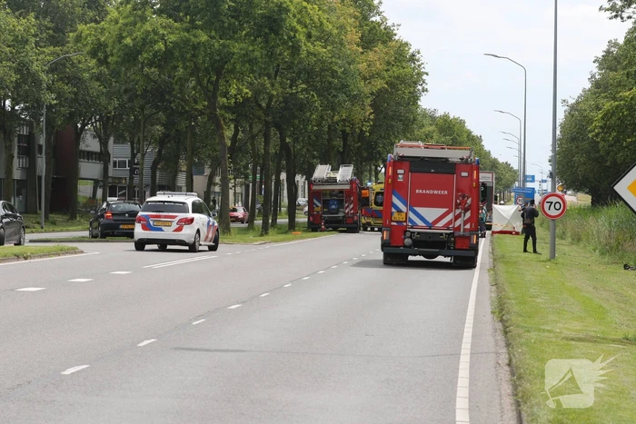 Motorrijder overleden bij aanrijding met vrachtwagen