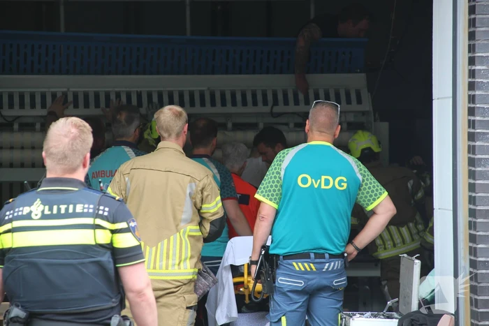 Persoon raakt zwaargewond bij bedrijfsongeval