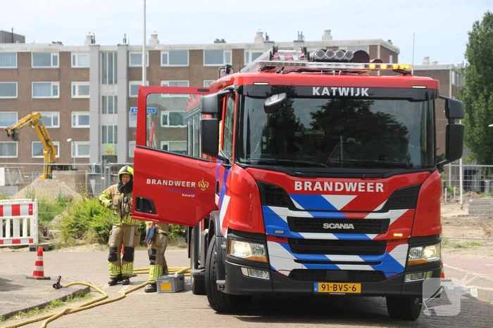 Hard sissend geluid bij werkzaamheden voortuin