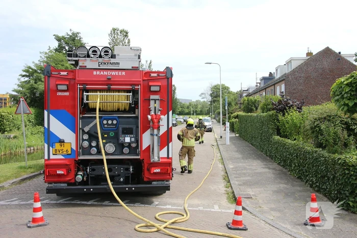 Hard sissend geluid bij werkzaamheden voortuin