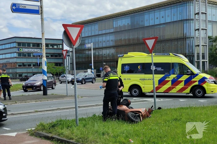 Scooterrijder gewond bij ongeval