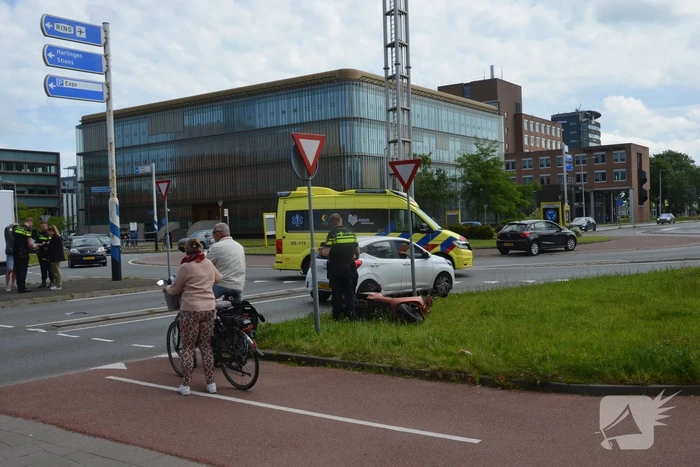 Scooterrijder gewond bij ongeval