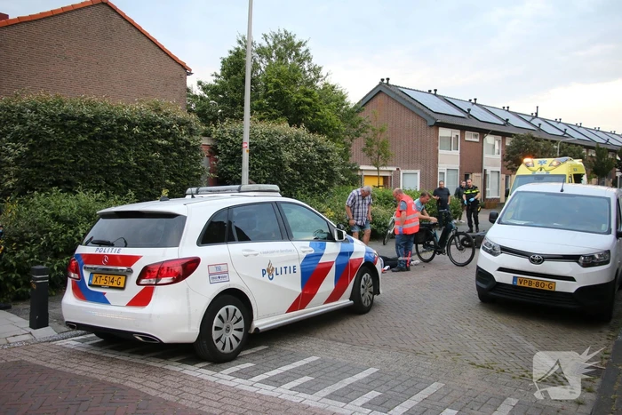 Fietser gewond bij aanrijding met bezorgscooter
