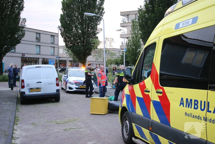 Fietser gewond bij aanrijding met bezorgscooter
