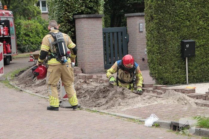 Gasleiding geraakt tijdens aanleg glasvezel