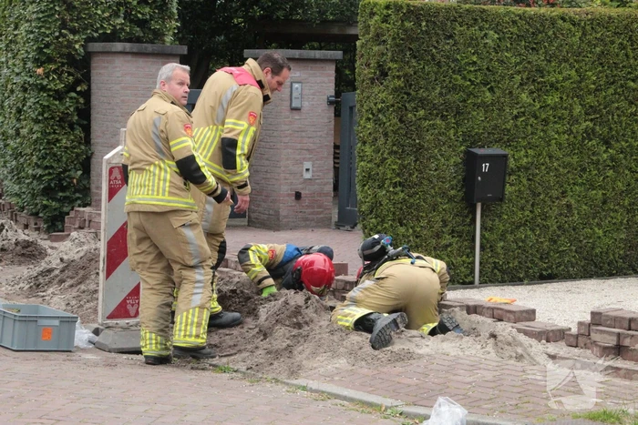 Gasleiding geraakt tijdens aanleg glasvezel