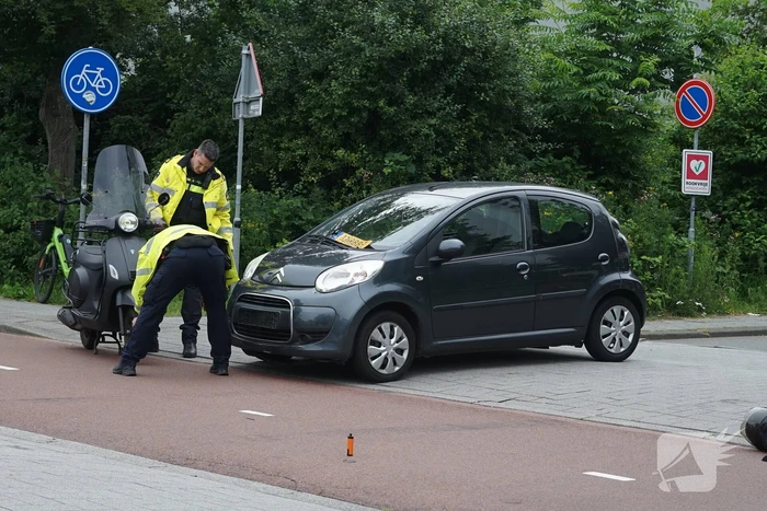 Traumateam ingezet voor ongeval met scooter