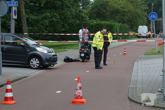 Traumateam ingezet voor ongeval met scooter