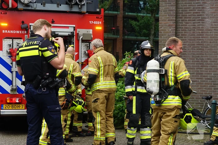 Brandlucht in woning
