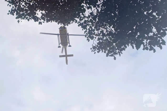 Traumahelikopter landt voor incident in woonwijk