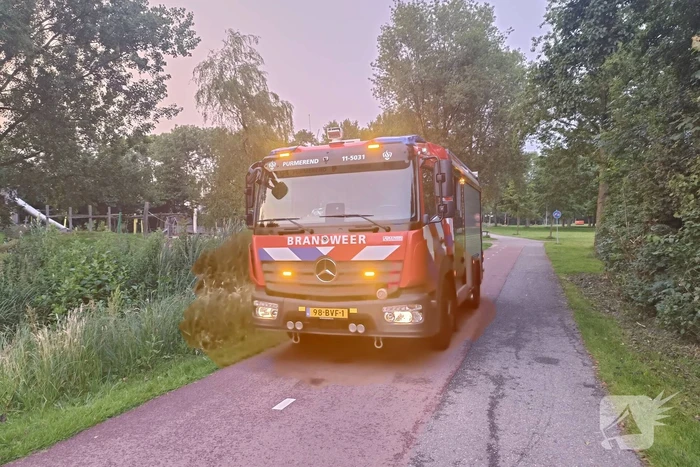 Veel hulpdiensten aanwezig voor incident op fietspad bij zwembad
