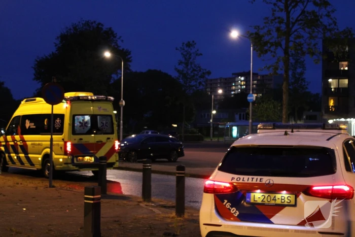 Scooterrijder hard ten val, werkt politie tegen