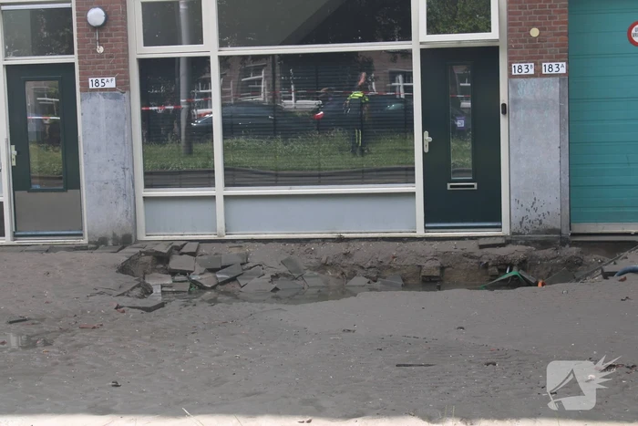 Tramverkeer gestremd vanwege leidingbreuk
