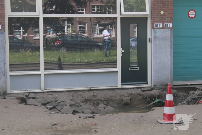 Tramverkeer gestremd vanwege leidingbreuk