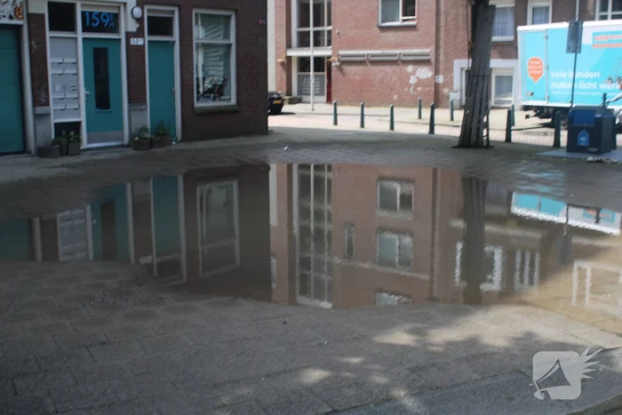 Tramverkeer gestremd vanwege leidingbreuk