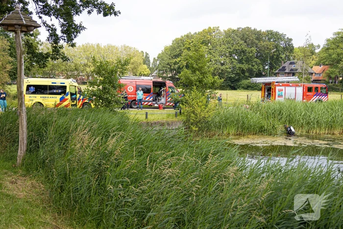 Duikactie na aantreffen bandensporen in riet