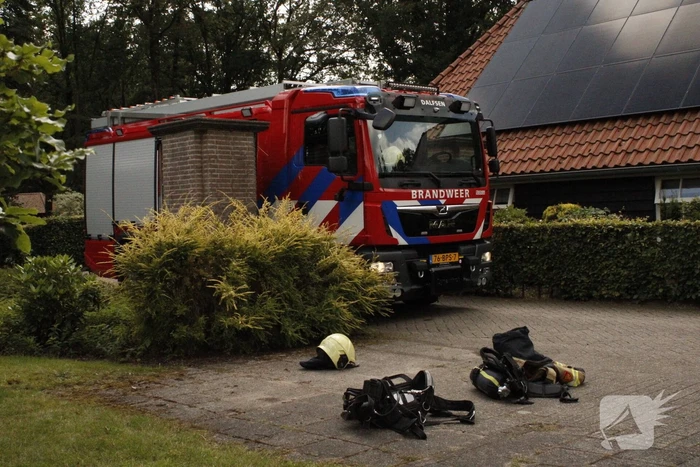 Frituurpan vat vlam op vakantiepark