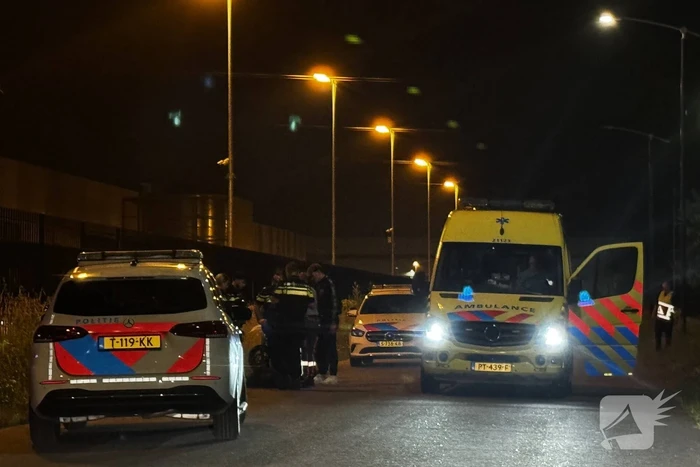 Bestuurder crossvoertuig hard onderuit op industrieterrein