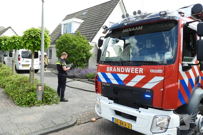 Brand in keuken erger voorkomen door brandweer
