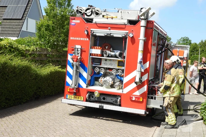 Brand in keuken erger voorkomen door brandweer