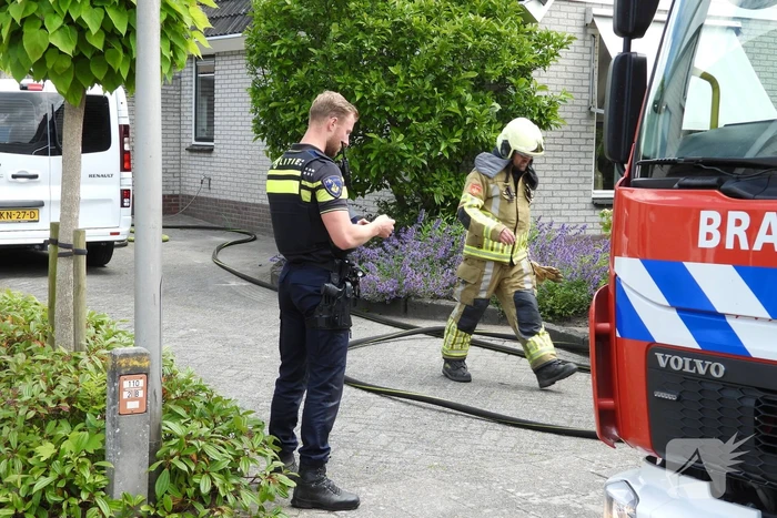 Brand in keuken erger voorkomen door brandweer