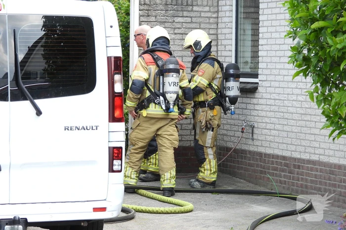 Brand in keuken erger voorkomen door brandweer