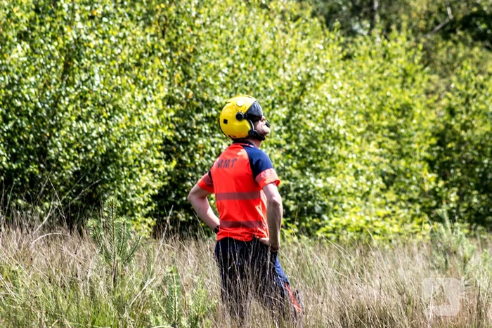 Traumahelikopter landt midden in natuurgebied