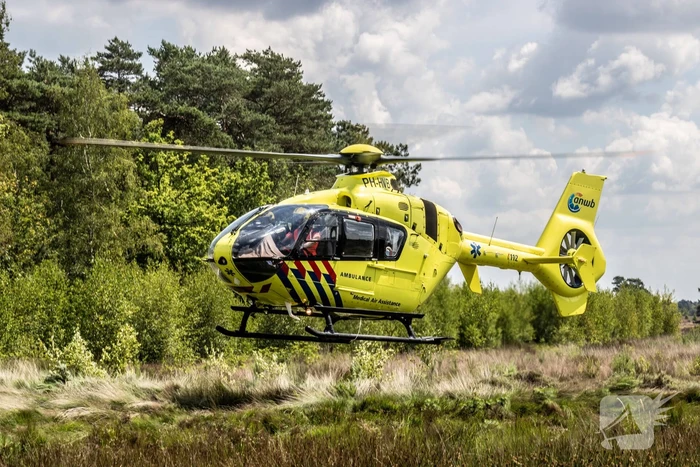 Traumahelikopter landt midden in natuurgebied