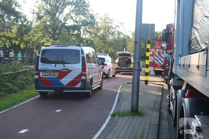 Persoon te water, hulpdiensten groot ingezet