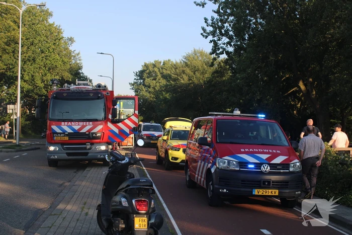 Persoon te water, hulpdiensten groot ingezet