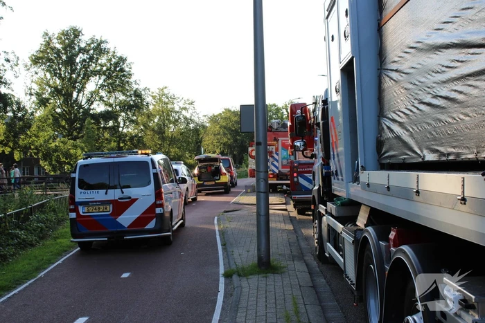 Persoon te water, hulpdiensten groot ingezet