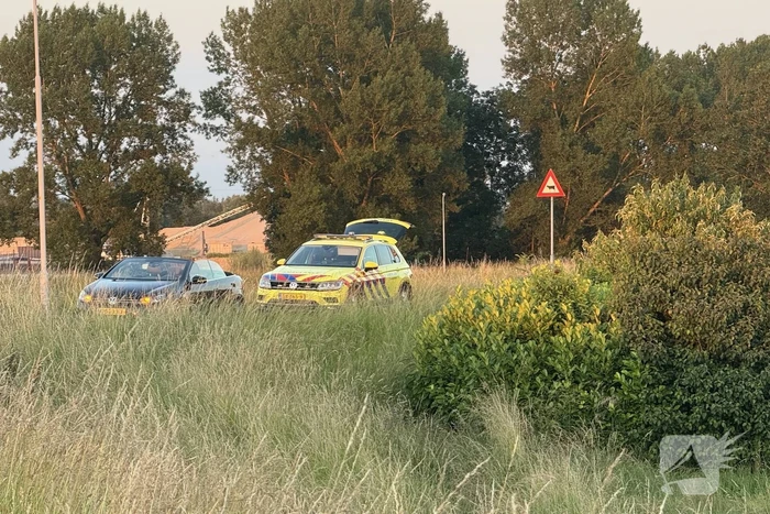 Scooterrijdster gewond na mogelijke botsing