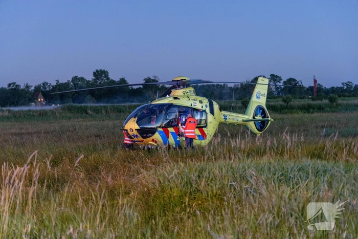 Traumahelikopter ingezet bij ongeval met elektrische vouwfiets