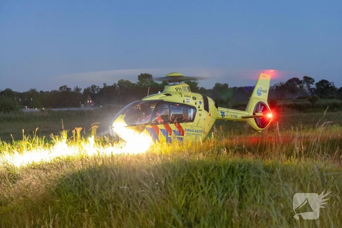 Traumahelikopter ingezet bij ongeval met elektrische vouwfiets
