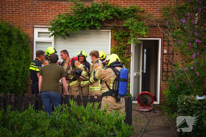 Woning geventileerd na brand